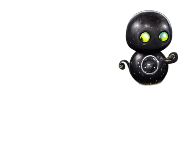 robot, staff, mask, creature transparent PNG cut-out