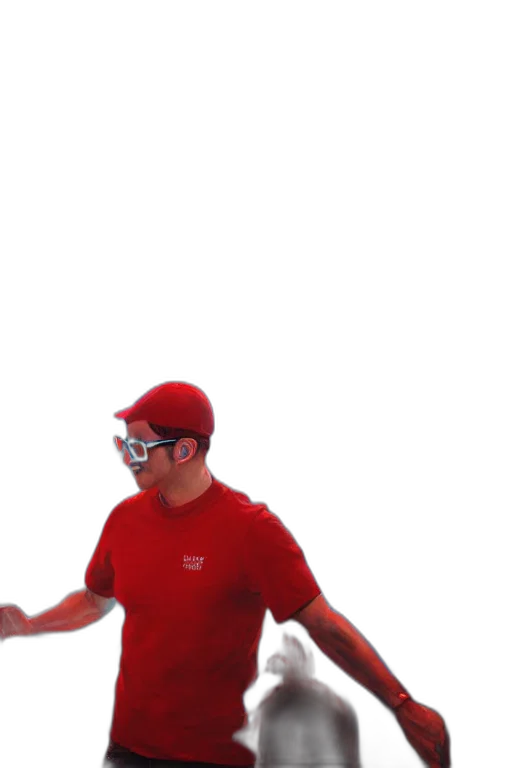 staff, hat, creature, robot transparent PNG cut-out