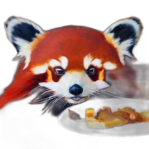 food, animal, creature, face, photorealistic, concept art, oil painting, 3d render transparent PNG cut-out