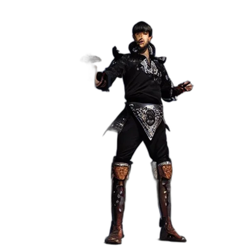 weapon, jacket, staff, sword transparent PNG cut-out