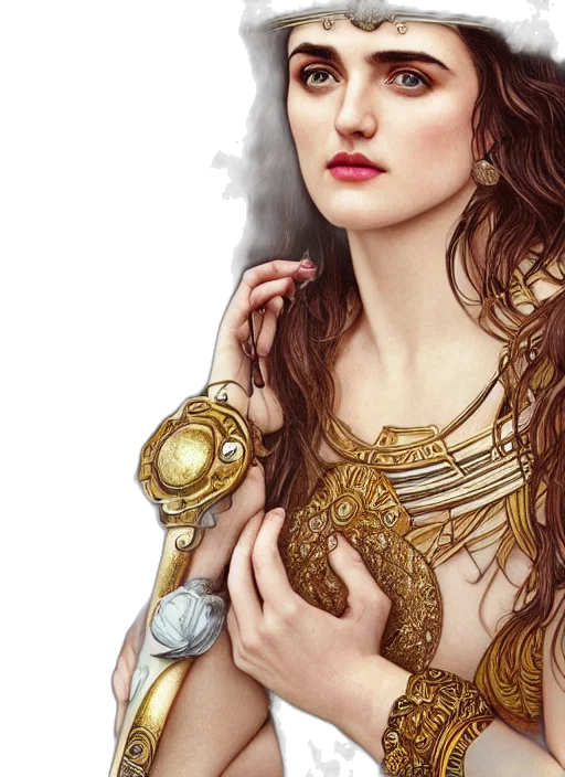 jewelry, dress, crown, fantasy art transparent PNG cut-out