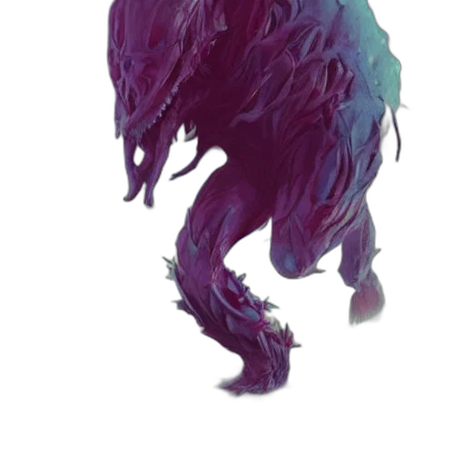 creature, dragon, animal, mask, concept art, fantasy art, 3d render, watercolor transparent PNG cut-out