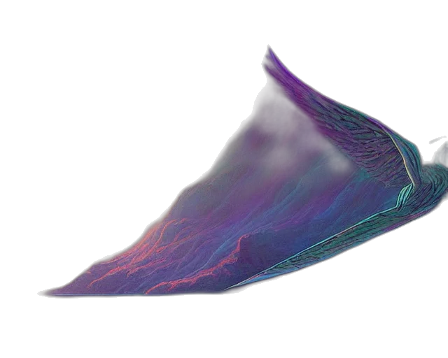 hair, hat, crown, shoes, vaporwave, 3d render, concept art, photorealistic transparent PNG cut-out