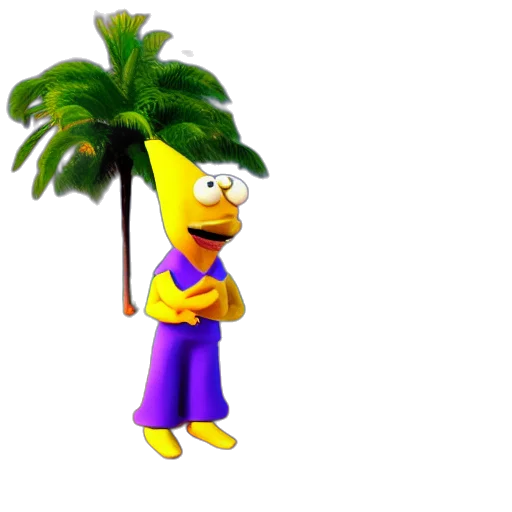 staff, animal, tree, hat transparent PNG cut-out