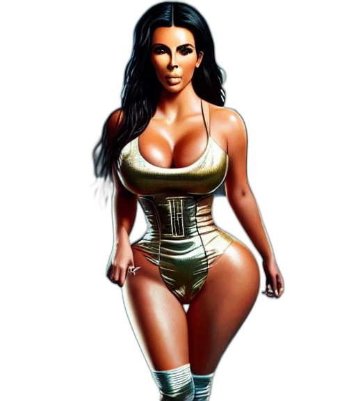 dress, fantasy art, photorealistic, 3d render transparent PNG cut-out