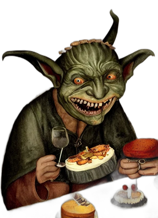 food, creature, face, concept art transparent PNG cut-out