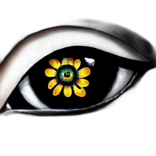 mask, flower, jewelry, face transparent PNG cut-out