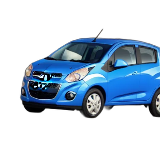 car, 3d render, photorealistic, chevrolet, spark, turned, into, suv transparent PNG cut-out
