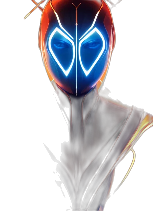 mask, robot, face, staff transparent PNG cut-out