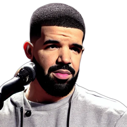 photorealistic, 3d render, drake transparent PNG cut-out