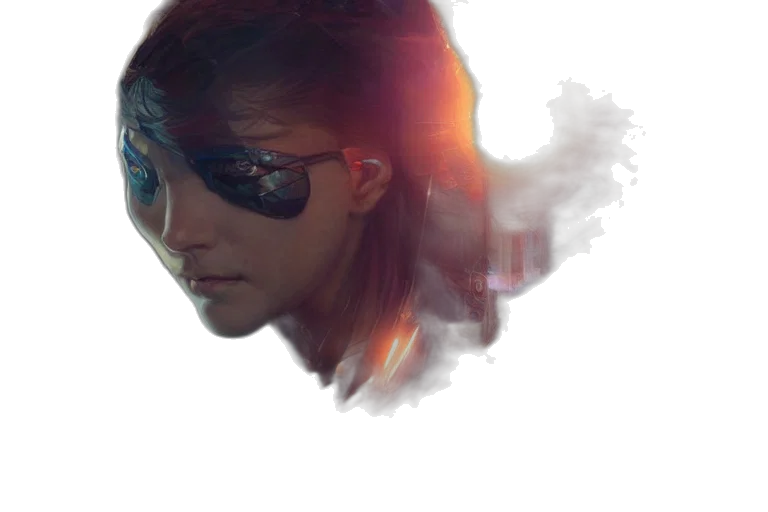 face, mask, robot, dragon transparent PNG cut-out