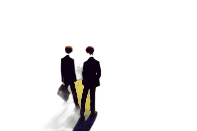 staff, robot, jacket, crown transparent PNG cut-out