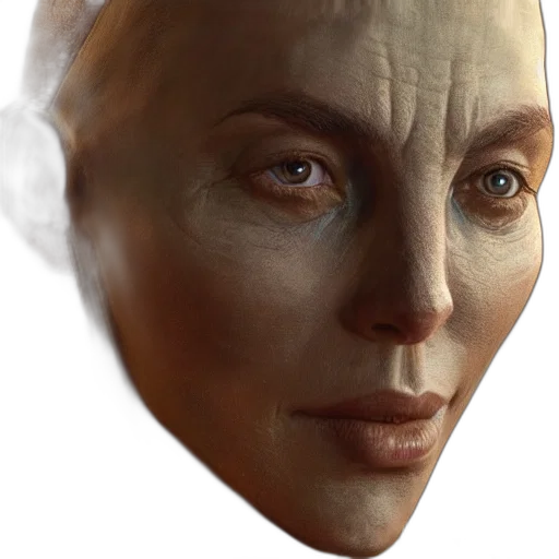 face, mask, robot, creature transparent PNG cut-out