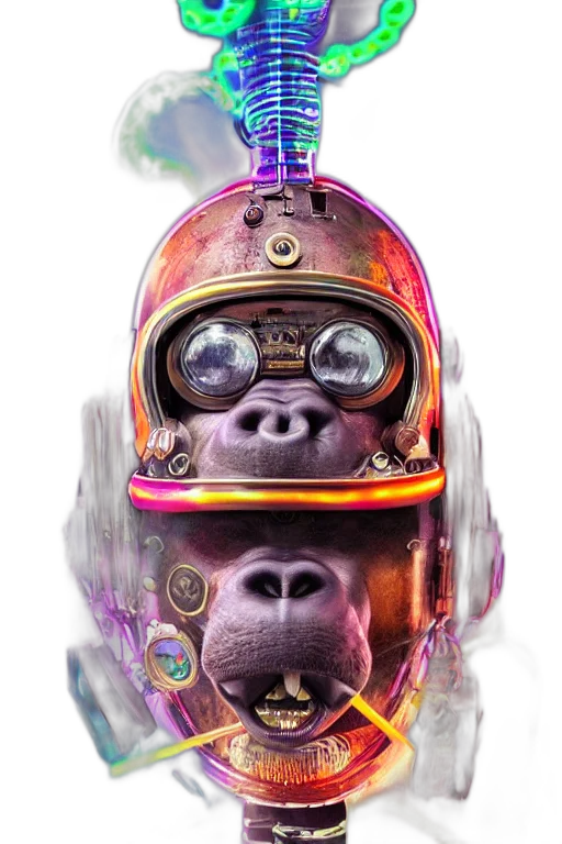 mask, face, animal, robot transparent PNG cut-out
