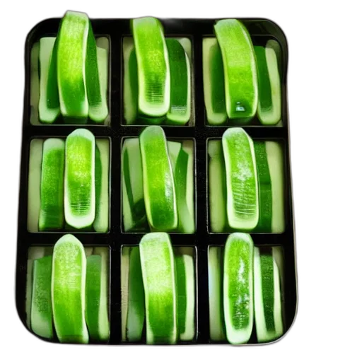 food, furniture, jewelry, jacket, green, cucumber, connect, four transparent PNG cut-out