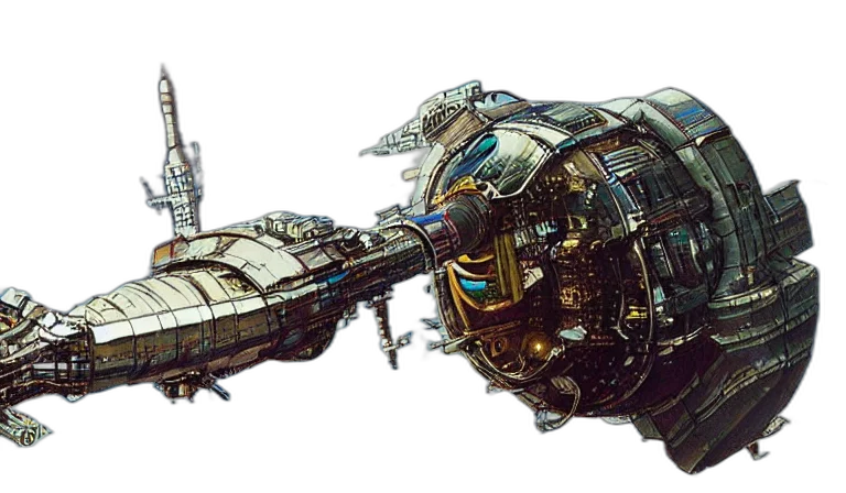 weapon, robot, concept art, fantasy art transparent PNG cut-out