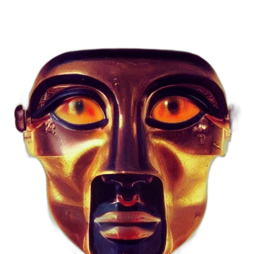 mask, face, jewelry, crown, photorealistic, concept art, 3d render, fantasy art transparent PNG cut-out