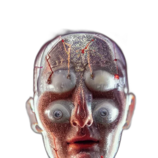 mask, face, robot, creature transparent PNG cut-out