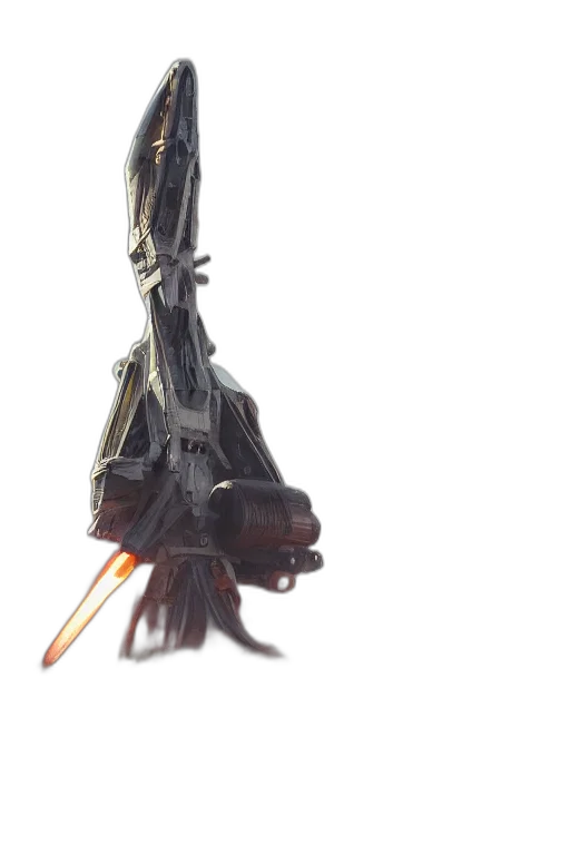 weapon, staff, hair, robot transparent PNG cut-out