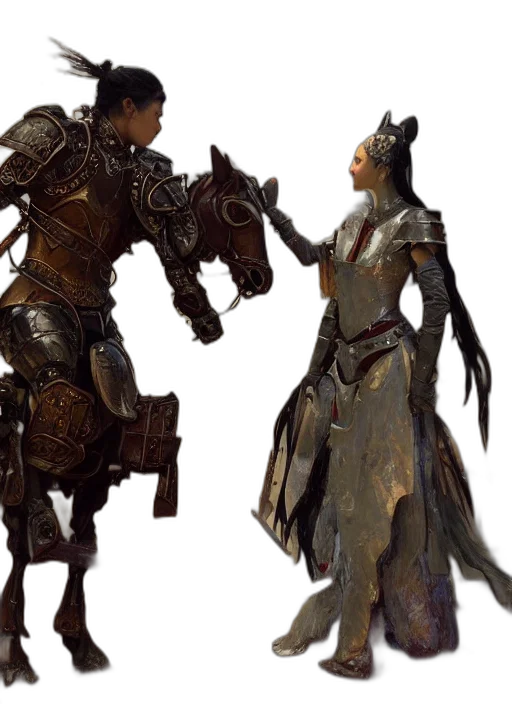 sword, dragon, robot, concept art transparent PNG cut-out