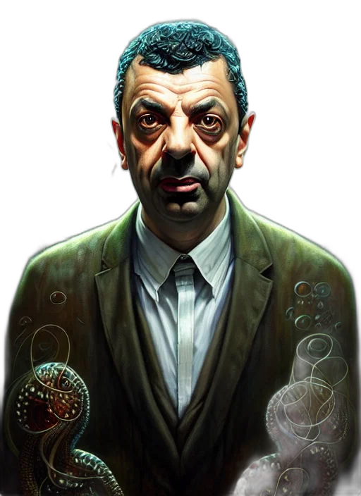 face, jacket, staff, mask transparent PNG cut-out