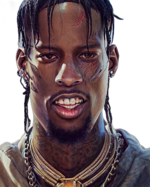 face, animal, photorealistic, cyberpunk, concept art, cartoon, museum, painting transparent PNG cut-out
