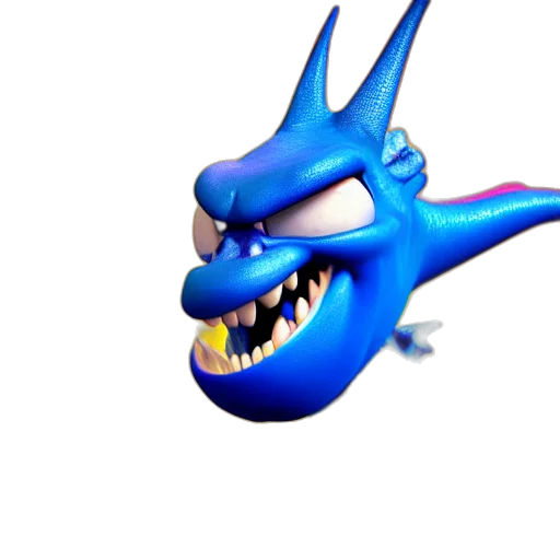 dragon, creature, animal, staff transparent PNG cut-out