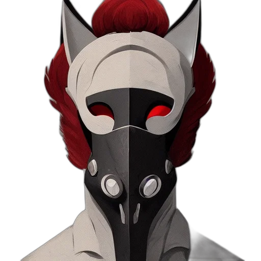 mask, face, staff, creature transparent PNG cut-out