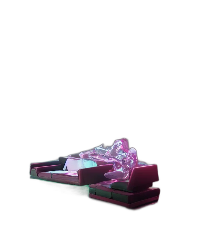 shoes, weapon, car, jewelry, vaporwave, 3d render, cyberpunk, concept art transparent PNG cut-out