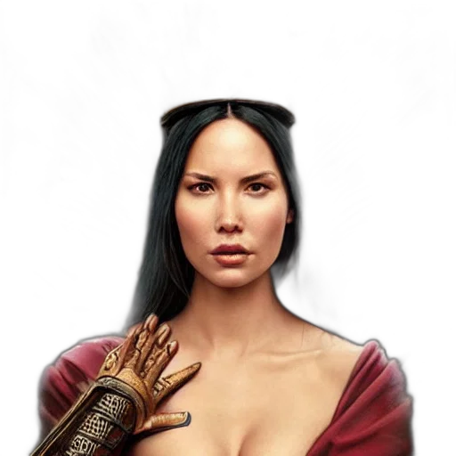 jewelry, weapon, staff, face, fantasy art, concept art, photorealistic, comic book art transparent PNG cut-out