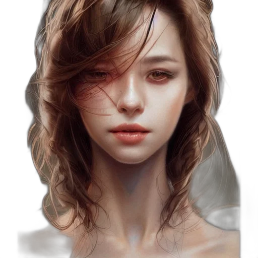 face, hair, mask, crown transparent PNG cut-out