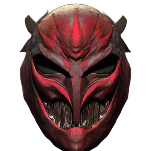 mask, dragon, face, creature transparent PNG cut-out