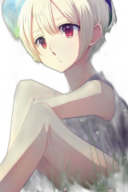 creature, dress, face, robot, anime, watercolor, pixel art, fantasy art transparent PNG cut-out