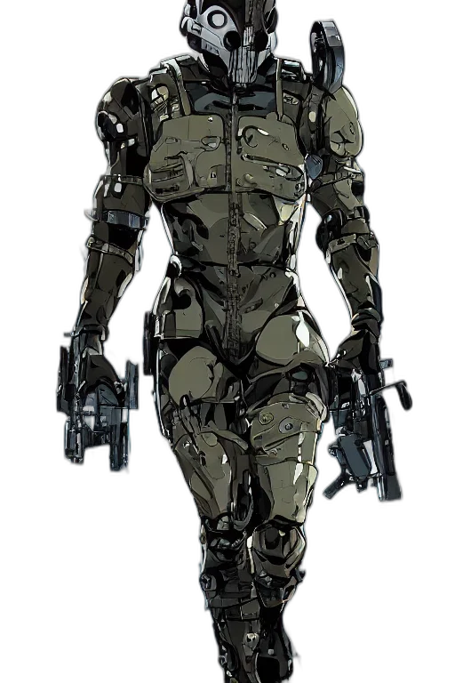 robot, concept art, 3d render, comic book art transparent PNG cut-out