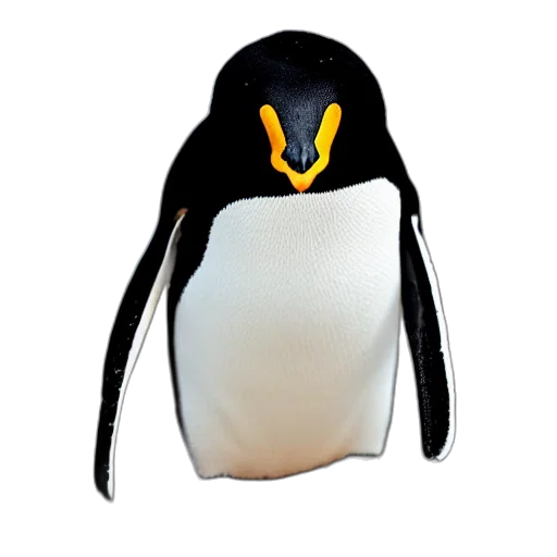 hat, jacket, animal, mask, 3d render, concept art, penguin, standing transparent PNG cut-out