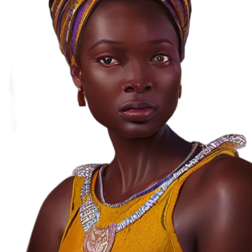 jewelry, face, crown, dress, photorealistic, concept art, oil painting, fantasy art transparent PNG cut-out