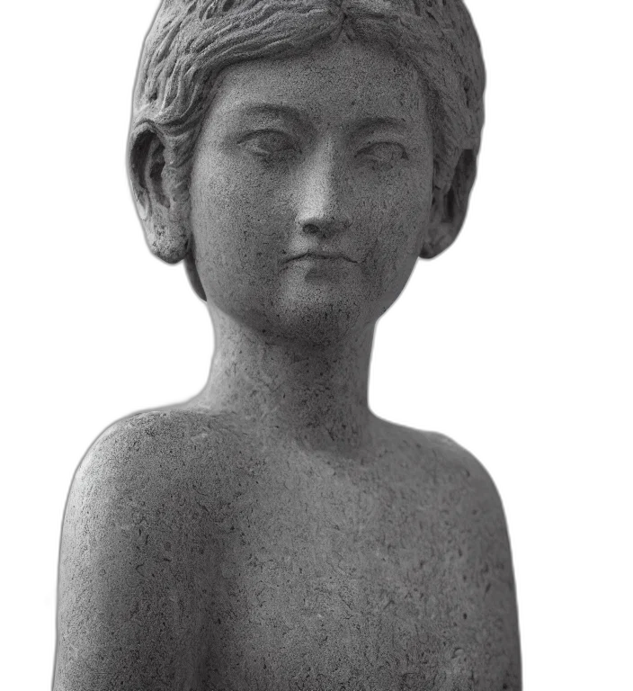 face, jewelry, dress, crown, photorealistic, 3d render, vaporwave, pencil sketch transparent PNG cut-out