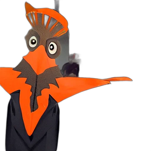 mask, jacket, staff, animal transparent PNG cut-out