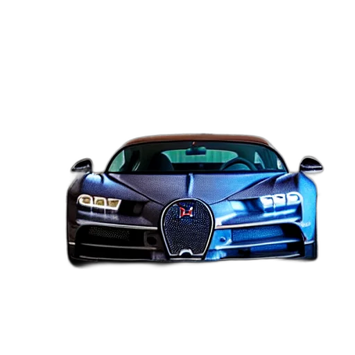 car, face, photorealistic, 3d render transparent PNG cut-out