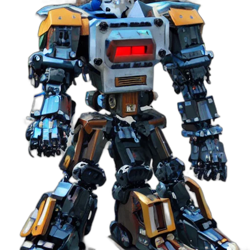 robot, weapon, concept art, 3d render, mecha, made, stop, signs transparent PNG cut-out