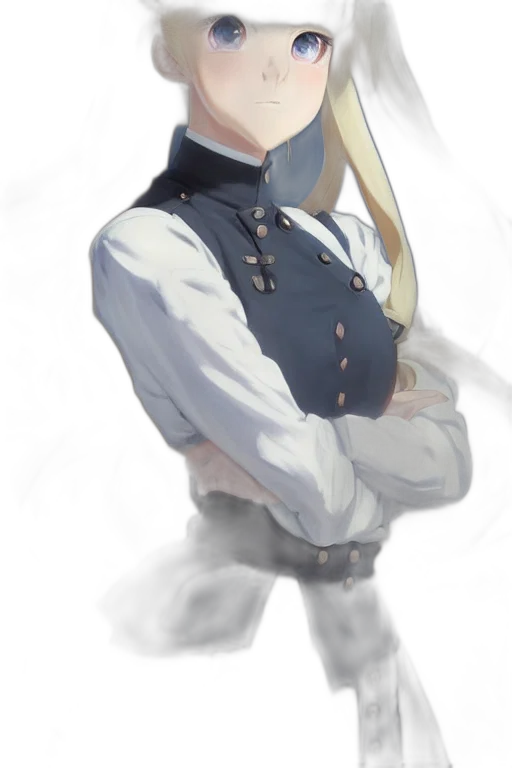 staff, jacket, face, dress transparent PNG cut-out