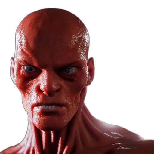 face, creature, mask, concept art transparent PNG cut-out