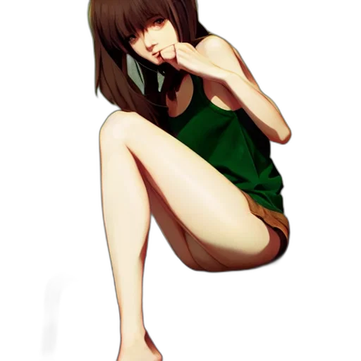 dress, face, creature, pixel art transparent PNG cut-out