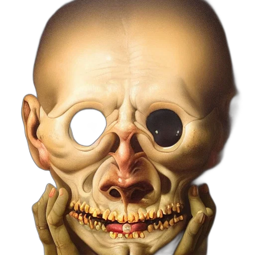 mask, face, jewelry, creature, photorealistic, concept art, 3d render, oil painting transparent PNG cut-out