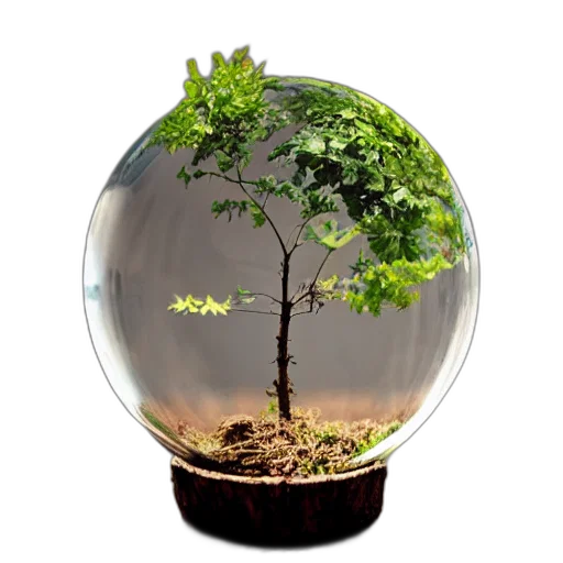 tree, photorealistic, 3d render, concept art transparent PNG cut-out