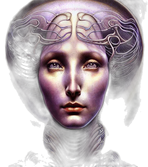 face, crown, mask, robot, concept art, fantasy art, photorealistic, comic book art transparent PNG cut-out