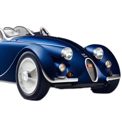 car, photorealistic, 3d render, bugatti, type, atlantic, concept, studio transparent PNG cut-out