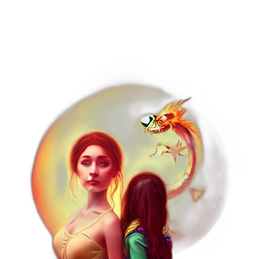 dragon, fantasy art, concept art, pixel art transparent PNG cut-out