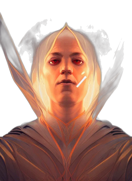 face, mask, staff, dragon, fantasy art, concept art, comic book art, photorealistic transparent PNG cut-out