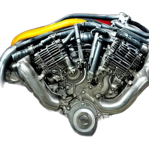 car, jewelry, weapon, 3d render, engine, runs, off, waves transparent PNG cut-out